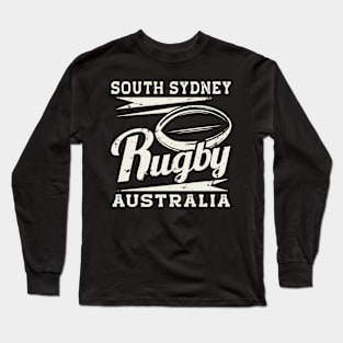 Vintage South Sydney Australia Rugby Long Sleeve T-Shirt